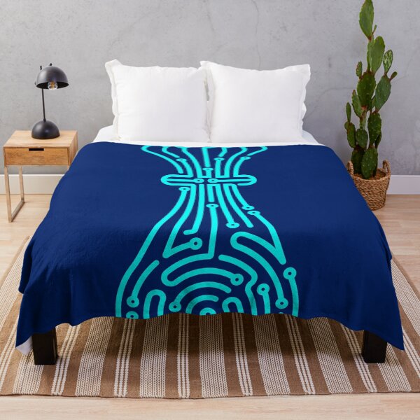 Item preview, concept of business technology strategy, graphic of chess piece queen combined with electronic pattern designed and sold by NiamLab.