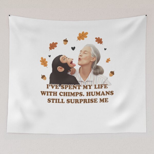 Item preview, Chimpanzee Jane Goodall   designed and sold by alleyasdgmbra36.
