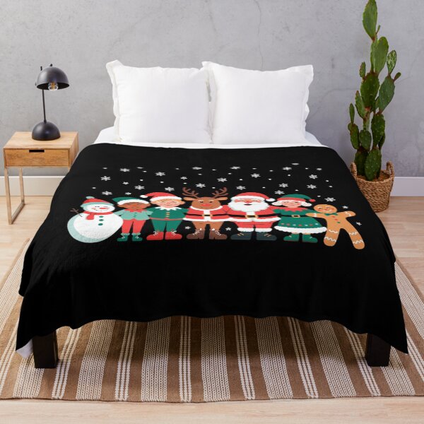 Item preview, Family Christmas Afro African American Santa Xmas designed and sold by DoorwayThreads.
