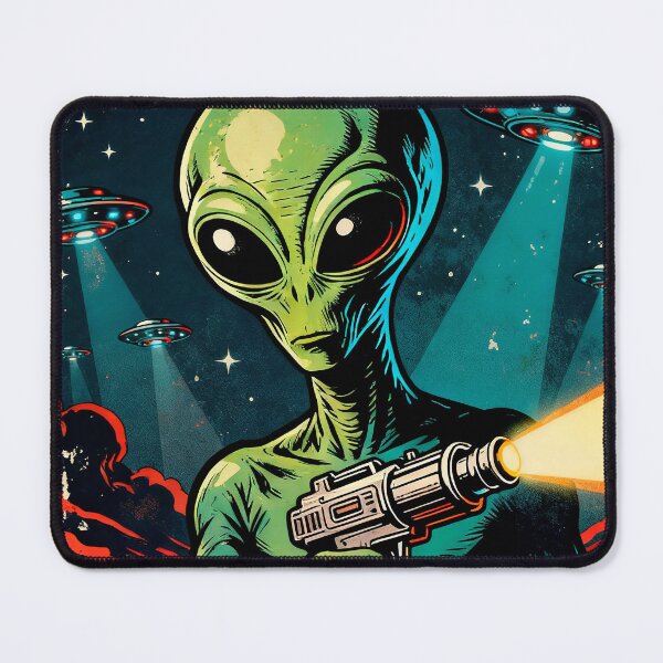 Item preview, Alien Retro Poster Monster designed and sold by OniricaDesign.