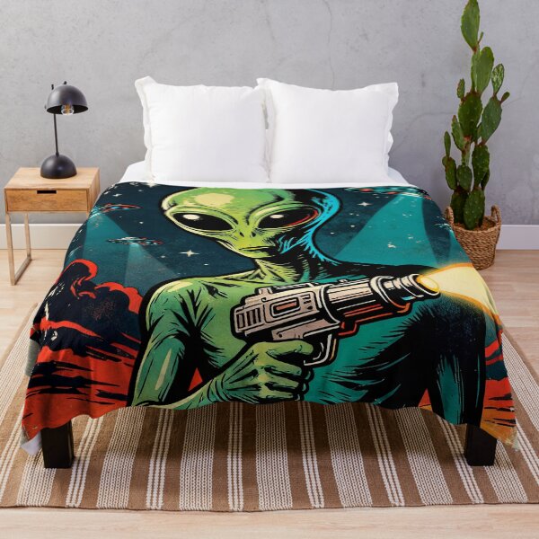 Item preview, Alien Retro Poster Monster designed and sold by OniricaDesign.