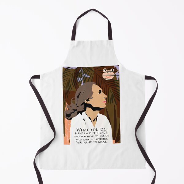 Item preview, Jane Goodall Quote Poster Art Chimpanzee designed and sold by alleyasdgmbra36.