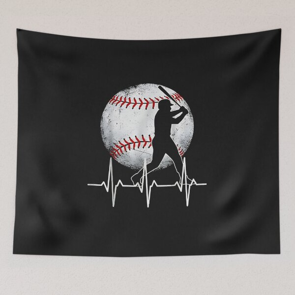 Item preview, Funny Baseball Heartbeat Vintage Baseball Player Men Boys designed and sold by diyoor.