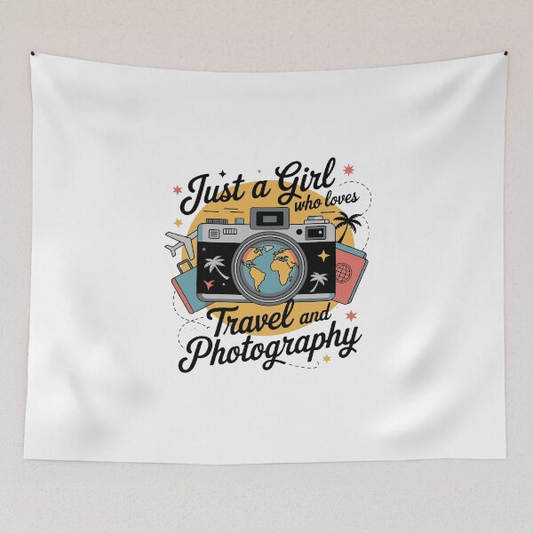 Item preview, Just a Girl who loves Travel and Photography designed and sold by jkrphoto.