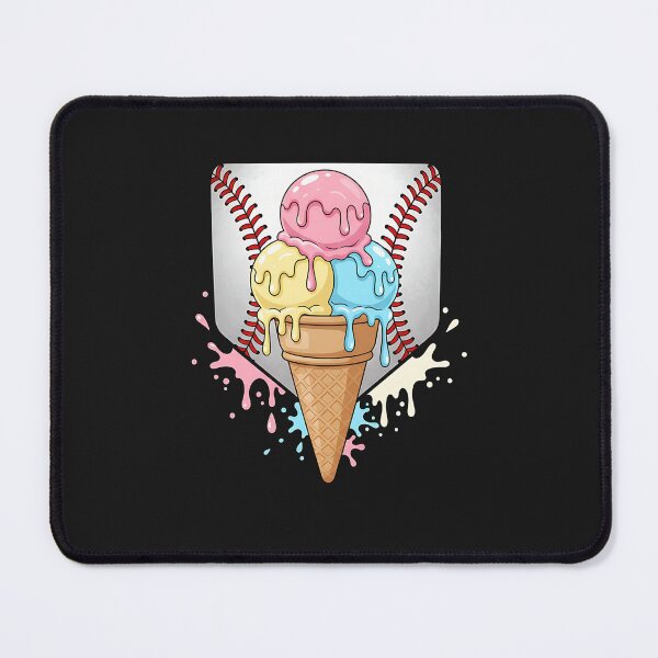 Item preview, Ice Cream Drip Baseball Bat Home Plate With designed and sold by diyoor.