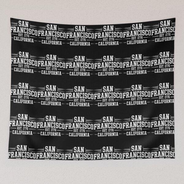 Item preview, San Francisco California Retro Vintage Bay City Typography 2025 designed and sold by someraargelia.
