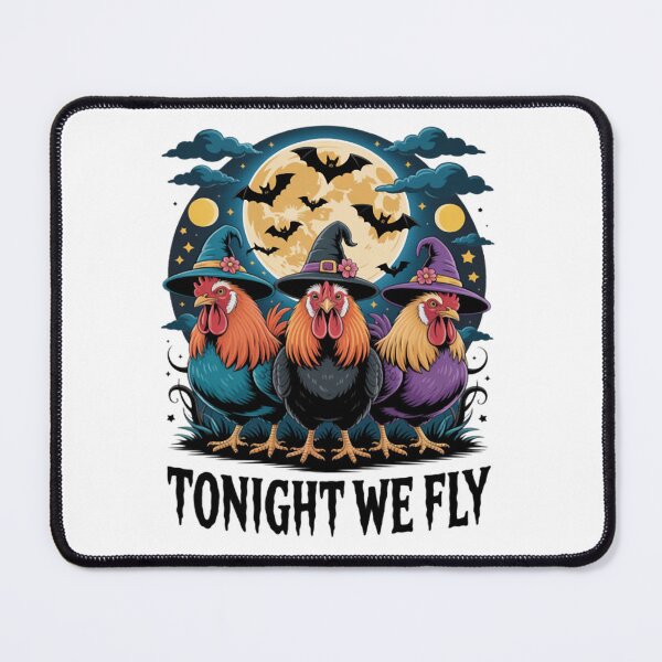 Item preview, Tonight We Fly Witch Chicken Halloween Costume designed and sold by CraftyCuttable.