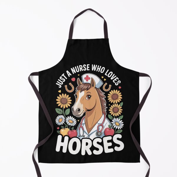 Item preview, Just a Nurse Who Loves Horses designed and sold by jkrphoto.
