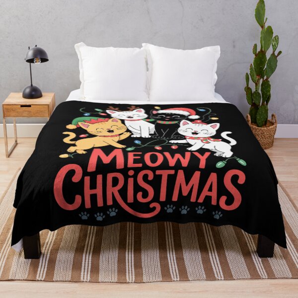 Item preview, Funny Christmas Cats Cute Kitten Santa Hat Xmas designed and sold by DoorwayThreads.