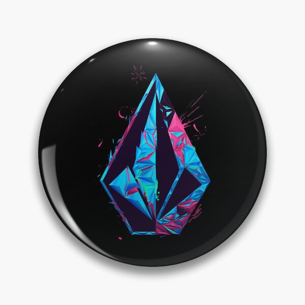 Item preview, Blue Crystal Stone with Pink Splash designed and sold by Orinoriant.