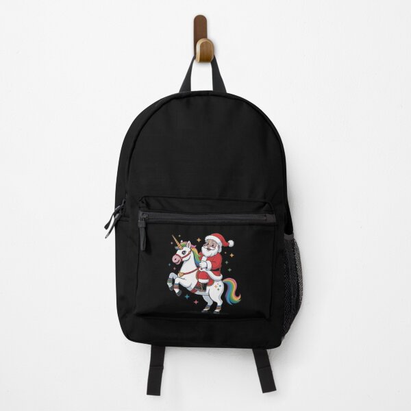 Item preview, Santa Claus Riding a Unicorn designed and sold by jkrphoto.
