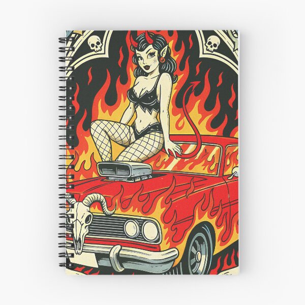 Item preview, Devil's Ride Classic Demon Girl Car  designed and sold by CoffinsArt.