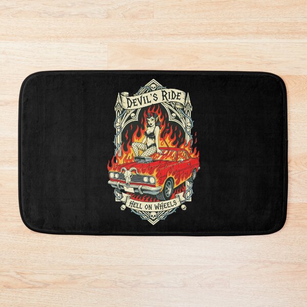Item preview, Devil's Ride Classic Demon Girl Car  designed and sold by CoffinsArt.
