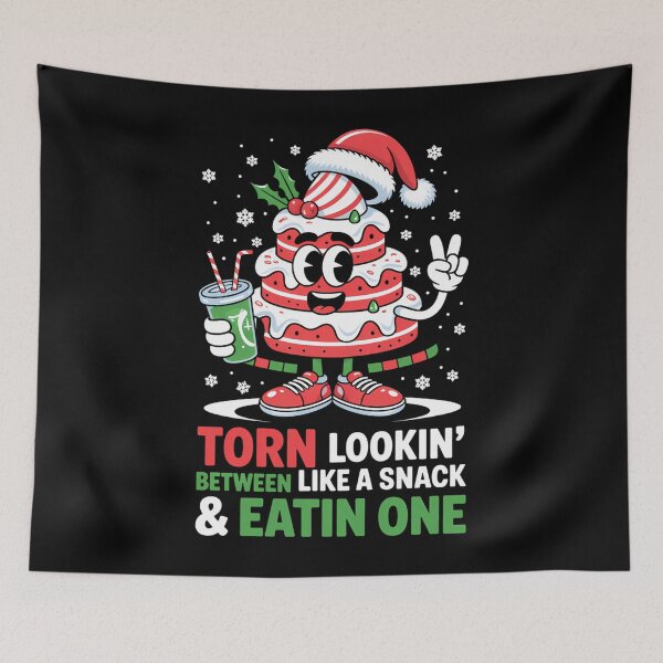 Item preview, Funny Christmas Snack Xmas Tree Cake designed and sold by DoorwayThreads.