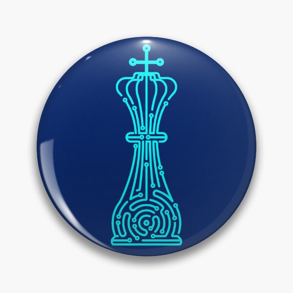 Item preview, concept of business technology strategy, graphic of chess piece king combined with electronic pattern designed and sold by NiamLab.