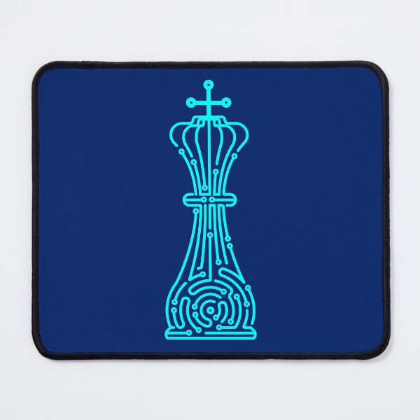 Item preview, concept of business technology strategy, graphic of chess piece king combined with electronic pattern designed and sold by NiamLab.