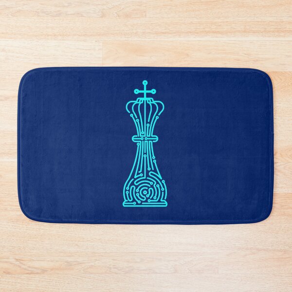 Item preview, concept of business technology strategy, graphic of chess piece king combined with electronic pattern designed and sold by NiamLab.
