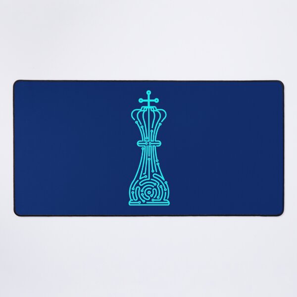 Item preview, concept of business technology strategy, graphic of chess piece king combined with electronic pattern designed and sold by NiamLab.