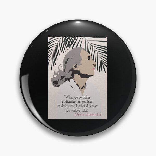 Item preview, Jane Goodall Quote Poster designed and sold by alleyasdgmbra36.