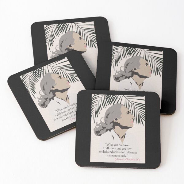 Item preview, Jane Goodall Quote Poster designed and sold by alleyasdgmbra36.