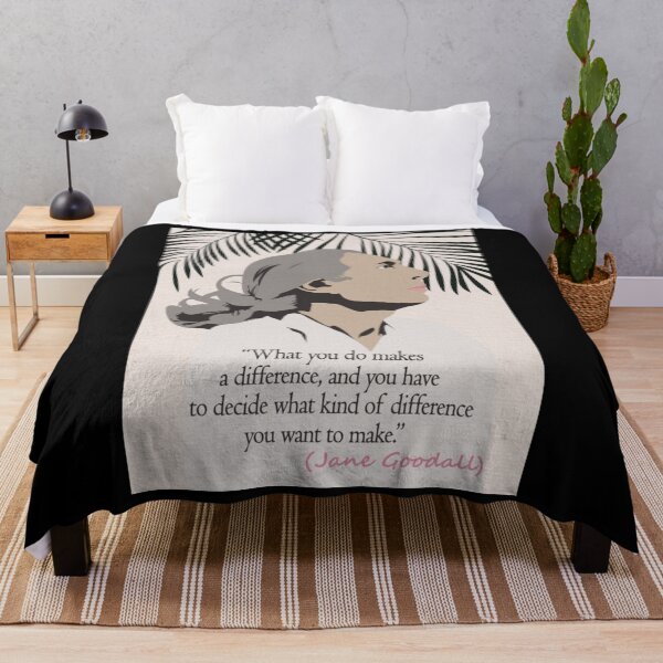 Item preview, Jane Goodall Quote Poster designed and sold by alleyasdgmbra36.