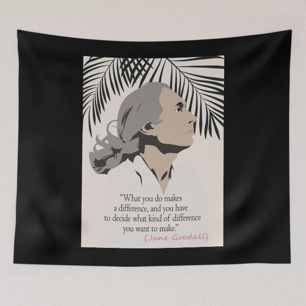 Item preview, Jane Goodall Quote Poster designed and sold by alleyasdgmbra36.