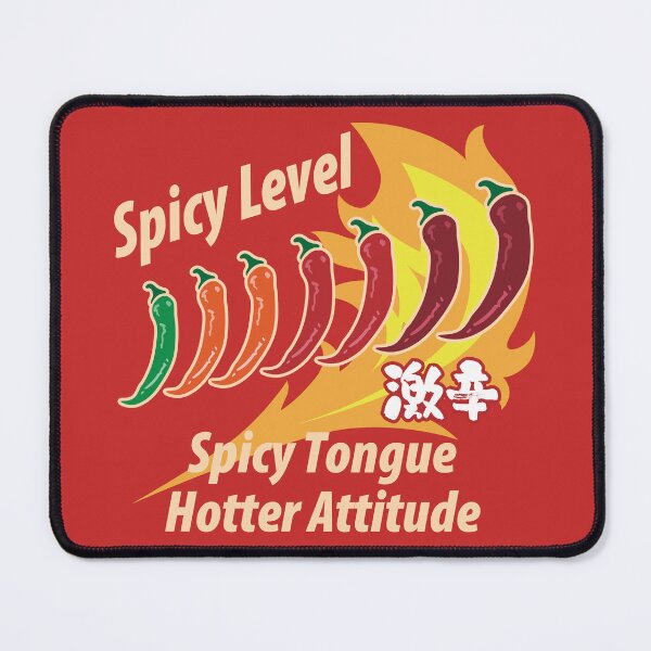 Item preview, Spicy Heat Level – Chili Pepper Power MAX!_RED designed and sold by AckeeWolf.