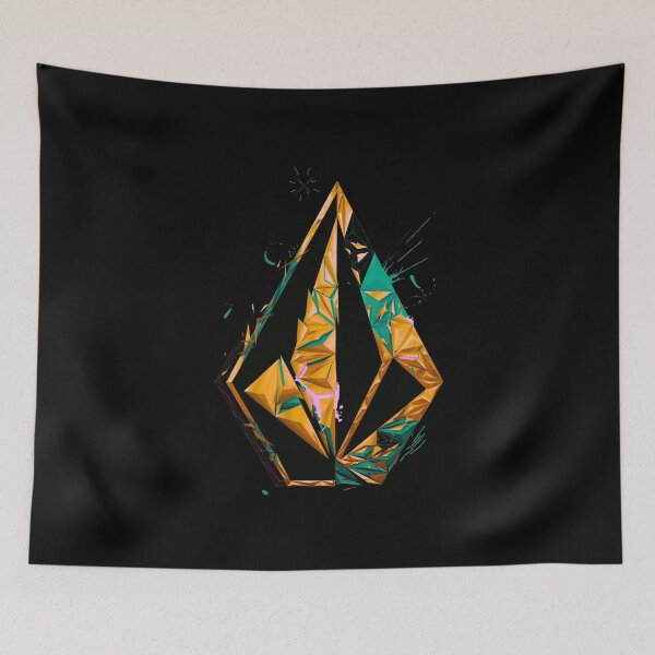 Item preview, Golden Crystal Stone with Green Splash designed and sold by Orinoriant.