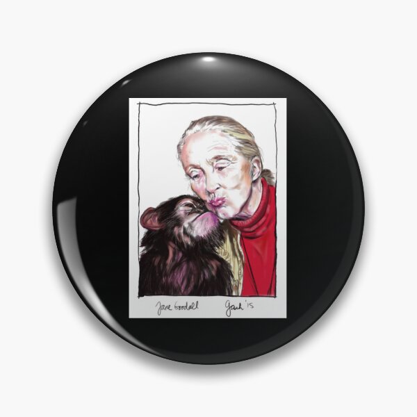 Item preview, Jane Goodall - Chimp Kissies   designed and sold by alleyasdgmbra36.