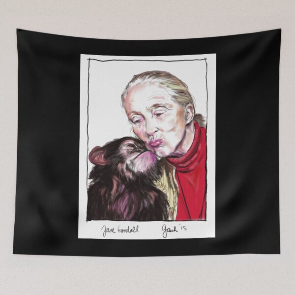 Item preview, Jane Goodall - Chimp Kissies   designed and sold by alleyasdgmbra36.