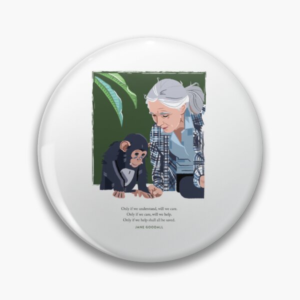Item preview, Jane Goodall and Chimpanzee - Understand designed and sold by alleyasdgmbra36.
