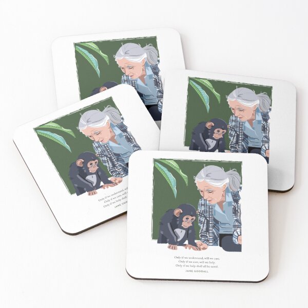 Item preview, Jane Goodall and Chimpanzee - Understand designed and sold by alleyasdgmbra36.