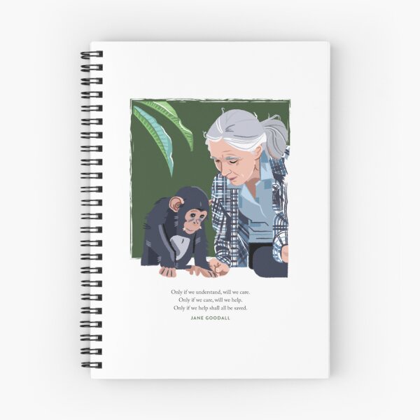 Item preview, Jane Goodall and Chimpanzee - Understand designed and sold by alleyasdgmbra36.