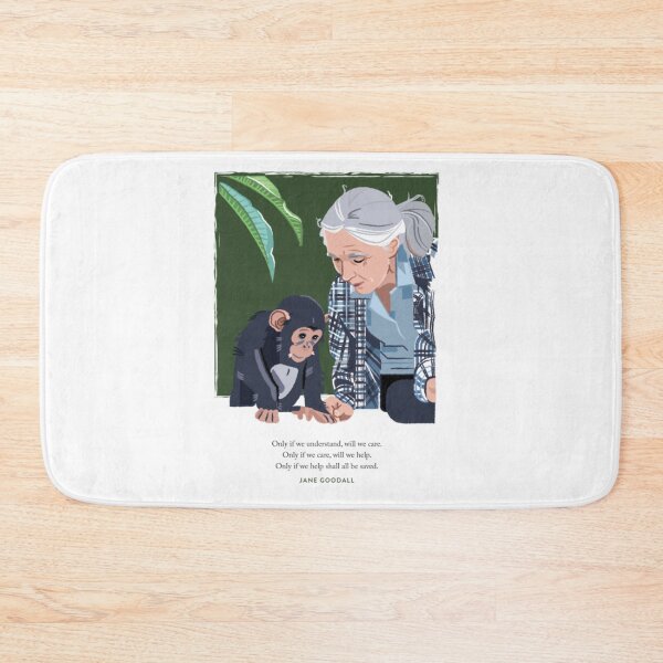 Item preview, Jane Goodall and Chimpanzee - Understand designed and sold by alleyasdgmbra36.