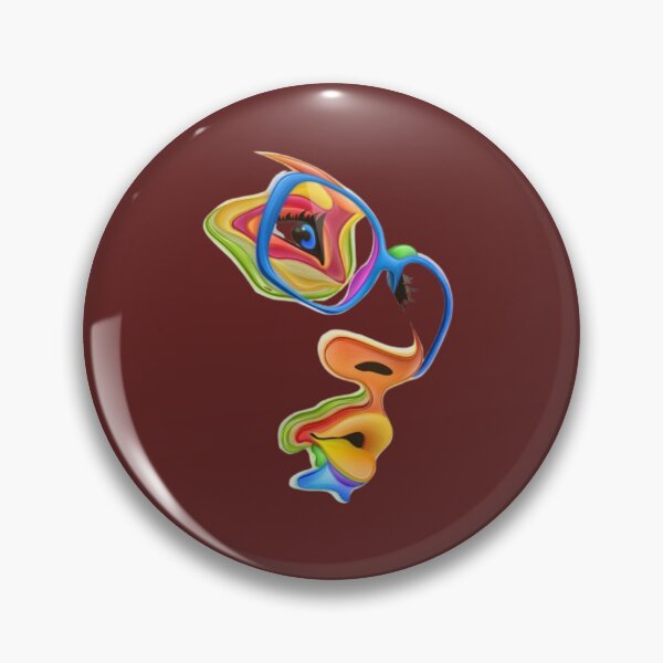 Item preview, Abstract colorful Face designed and sold by BlueHillsJanot.