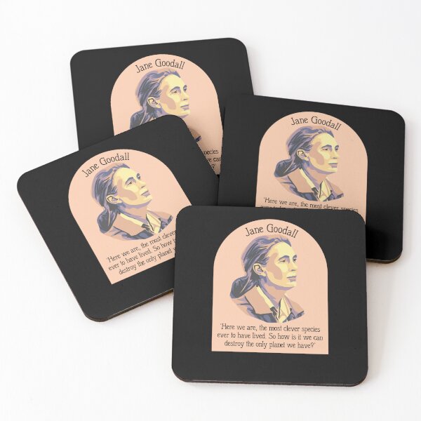 Item preview, Jane Goodall Portrait and Quote   designed and sold by alleyasdgmbra36.