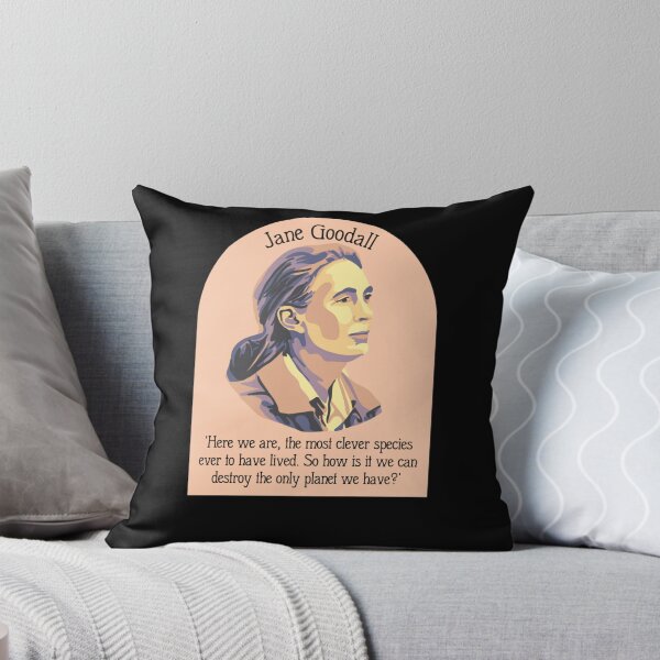 Item preview, Jane Goodall Portrait and Quote   designed and sold by alleyasdgmbra36.
