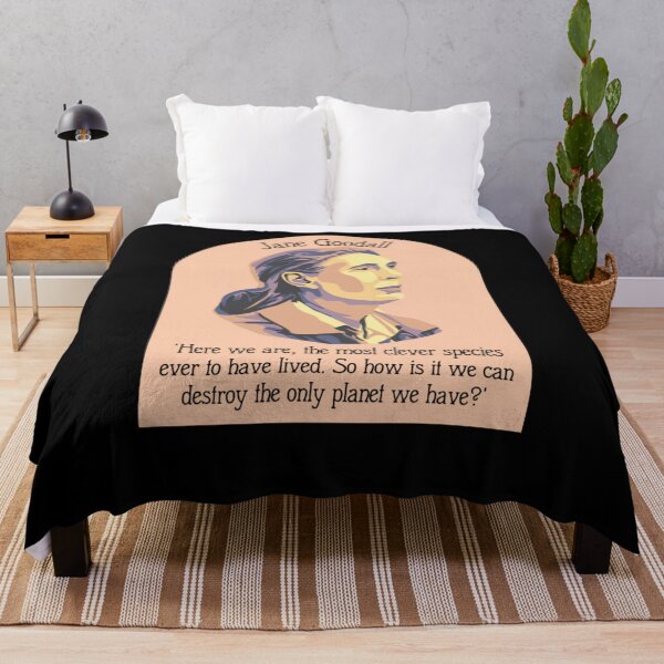Item preview, Jane Goodall Portrait and Quote   designed and sold by alleyasdgmbra36.