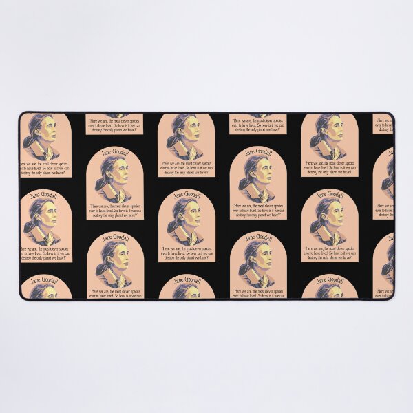 Item preview, Jane Goodall Portrait and Quote   designed and sold by alleyasdgmbra36.