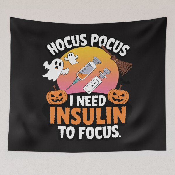 Item preview, Type 1 Diabetes Hocus Pocus I Need Insulin to Focus Boys designed and sold by CraftyCuttable.