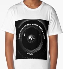 Canon Lens Front On Long T-Shirt