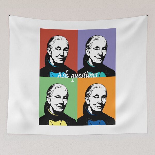 Item preview, Jane Goodall feminist icon   designed and sold by alleyasdgmbra36.
