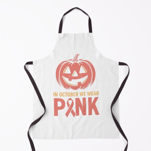 Item preview, In October We Wear Pink – Breast Cancer Awareness Pumpkin designed and sold by RuweisVibes.