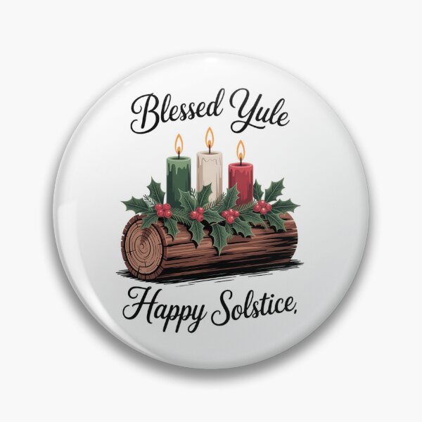 Item preview, Blessed Yule Happy Winter Solstice designed and sold by Sunset4Bones.