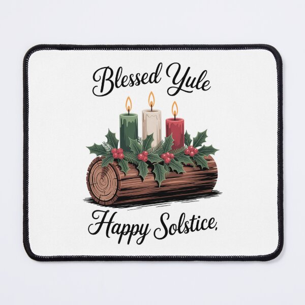 Item preview, Blessed Yule Happy Winter Solstice designed and sold by Sunset4Bones.