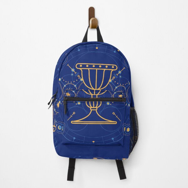 Item preview, graphic of holy grail with futuristic element presented by Tarot card style designed and sold by NiamLab.