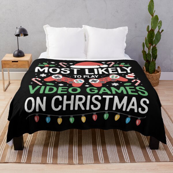 Item preview, Most Likely To Video Games Christmas family gamer designed and sold by Sunset4Bones.