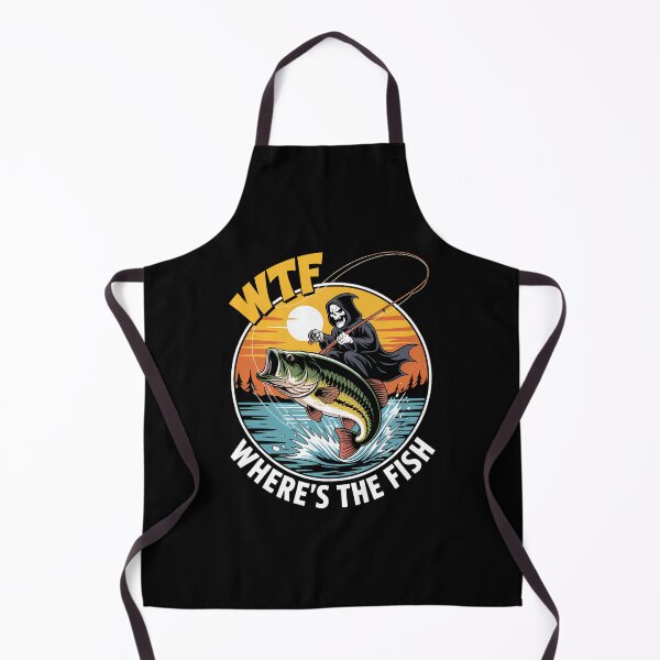 Item preview, Funny Fishing Skull Joke designed and sold by georgiaarsnal.