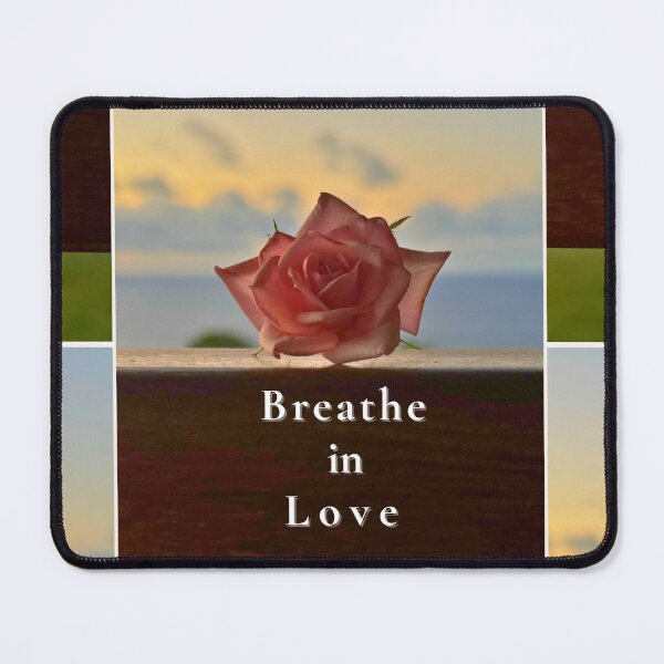 Item preview, Breathe in Love – Rose Sunset Affirmation Art” designed and sold by TrisaThyme.