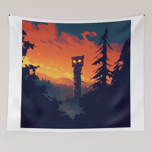 Item preview, Totem Pole At Fiery Dawn designed and sold by Christian Weiss.